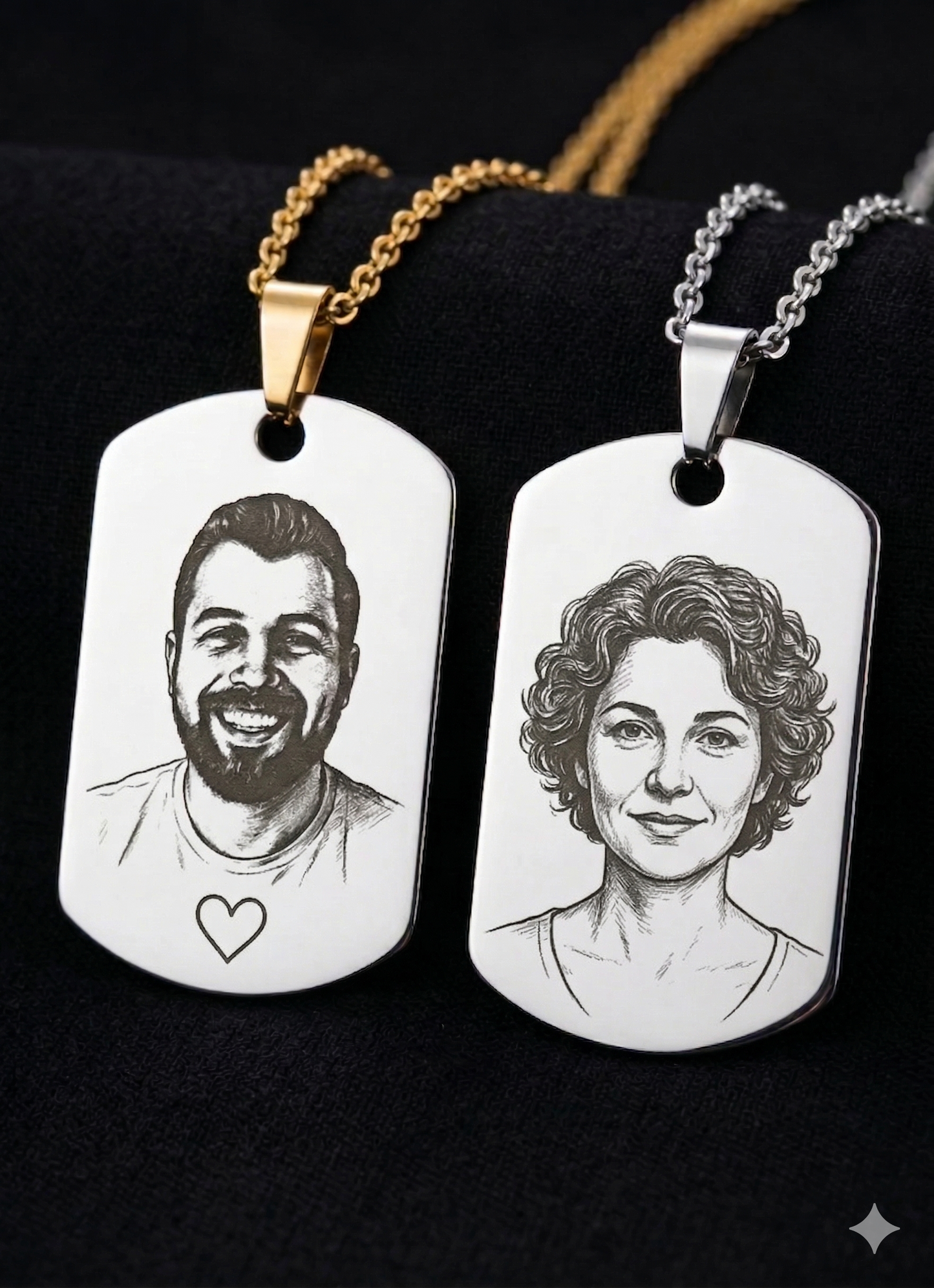 Collana con Fotoincisione