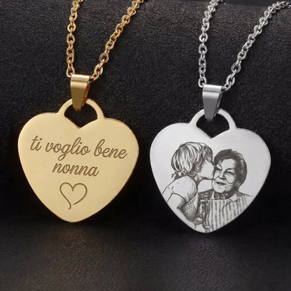 Collana con Fotoincisione